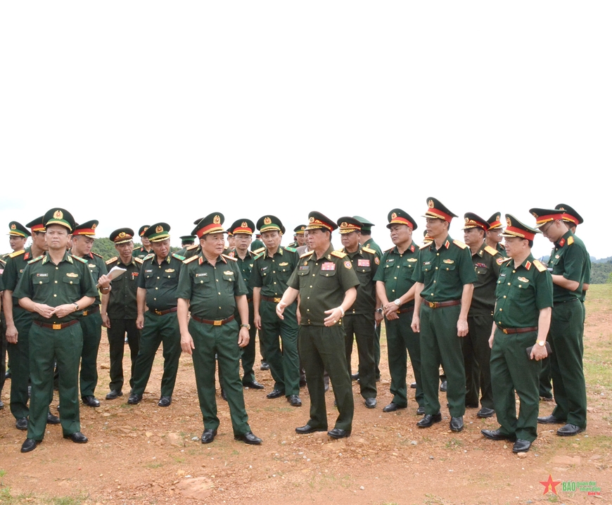 Khảo sát chuẩn bị cho Giao lưu hữu nghị quốc phòng biên giới Việt Nam - Lào lần thứ 2